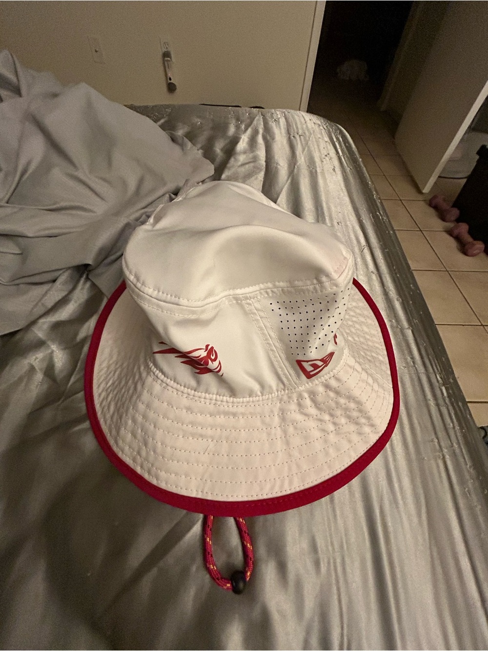 LIV golf Team Fireballs logo Hat with Red Trim